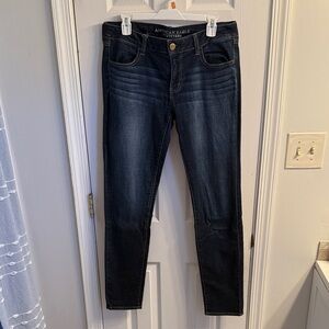 American Eagle Outfitters Women's Midnight Blue Skinny Jeans